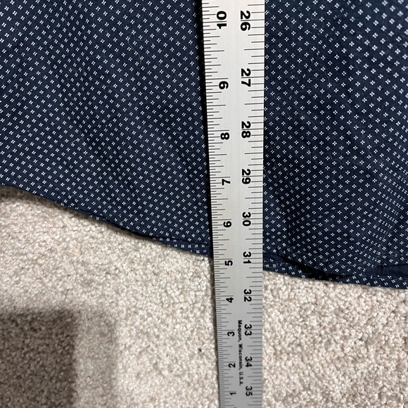 Gentlemen’s Outfitters Men’s Blue Button Down Collared Shirt Size 3X - Picture 5 of 10